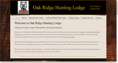 Desktop Screenshot of oakridgehunting.com